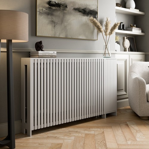 Radiator cover white modern - white,