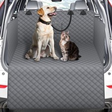 FOR NISSAN QASHQAI - PU Leather Quilted Car Boot Trunk Liner Dog Mat Cover