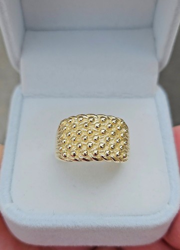 9ct gold keeper ring - 9ct,