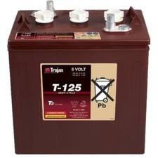 6V 240Ah Multi Purpose, Flooded Deep-Cycle Batteries, Trojan T125