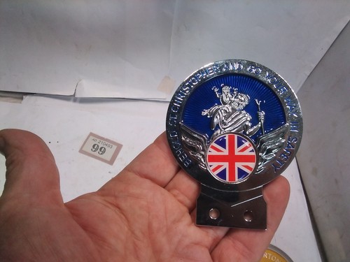 Car grill badge christopher - badge,