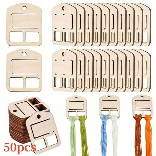 50pcs wood floss - 50pcs,