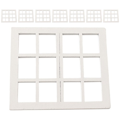 Pcs miniature wooden window - 8,