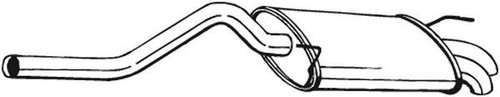 Muffler bosal 227 105 - muffler,