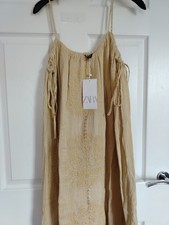 Zara Light Yellow Embroidered