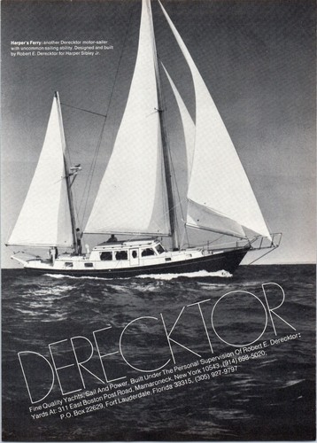 1971 derecktor motor sailer - motor,