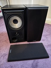Mission 732 Bookshelf Speakers - Black, Great Working Condition