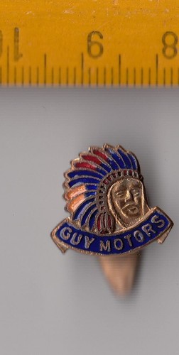 Vintage enamel guy - guy, motors