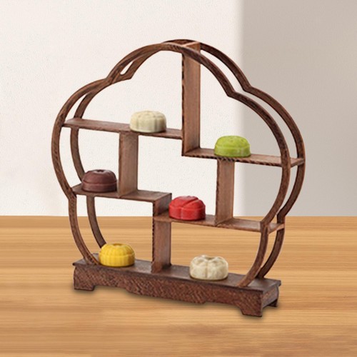 Wooden dessert display - wooden,