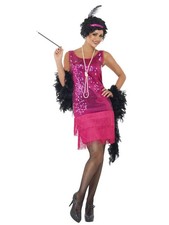 Funtime Flapper Hot Pink Dress