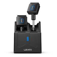 LEKATO 5.8GHz Wireless Guitar System Guitar Transmitter Receiver w/ Charging Box