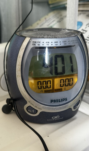Philips digital clock - clock, radio
