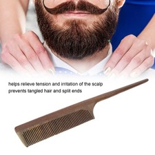 Wood Rat Tail Comb Handmade