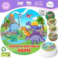 Dinosaur Kids Cake Topper T