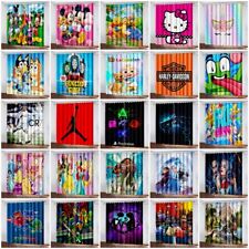 Boys Girls Cartoon Curtains Thick Blackout Curtain Thermal Ring Top Eyelet Gift