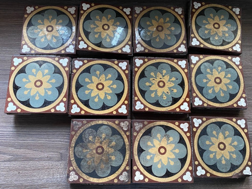 Victorian ceramic tile - ceramic,