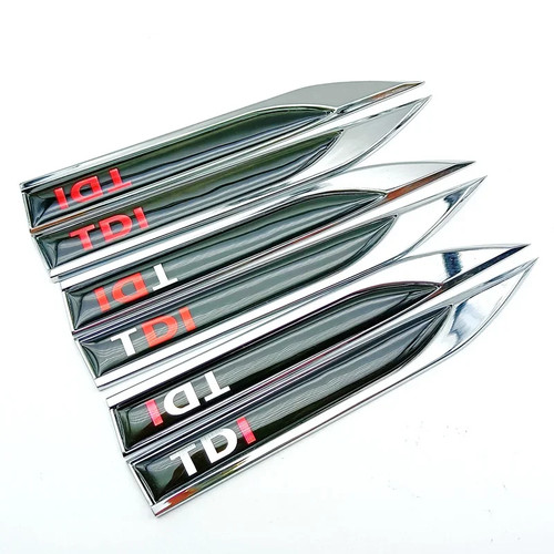 2pcs blade metal logo tdi - blade,