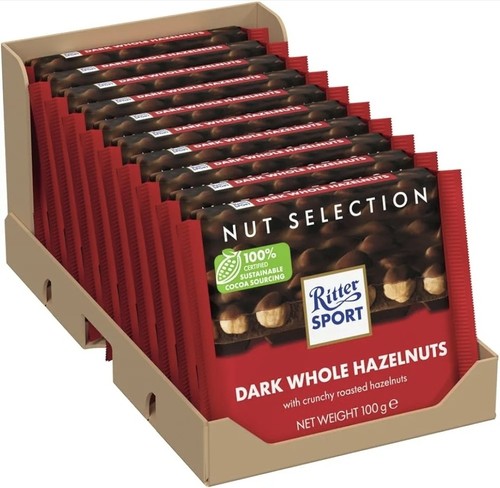 Ritter sport whole hazelnuts - ritter,