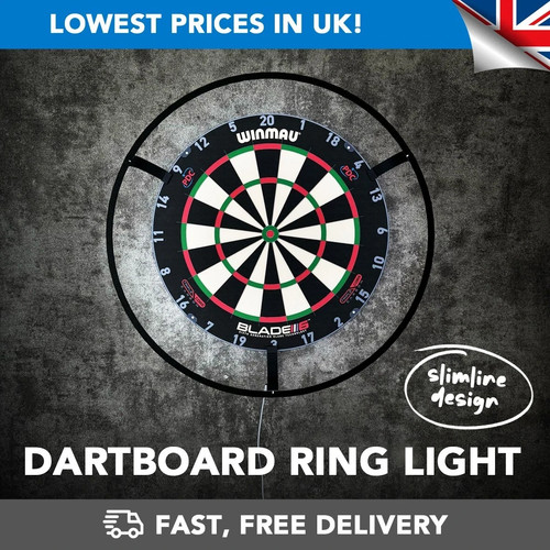 Dartboard ring light complete - dartboard, (complete