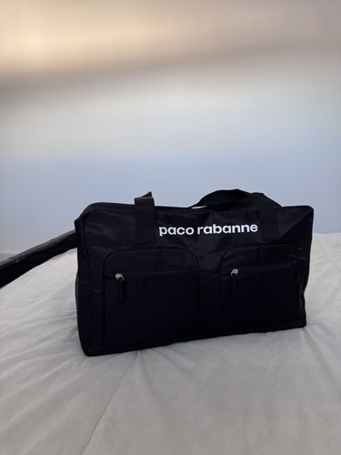 Paco rabanne black logo - logo, duffle