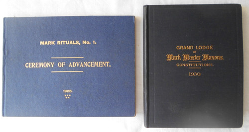 Masonic books 1926 mark - books-,