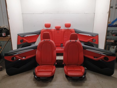 Interior red trim seats - interior,