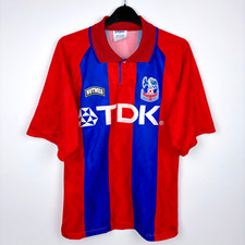 Original Crystal Palace 1994-1995 Home Football Shirt Nutmeg