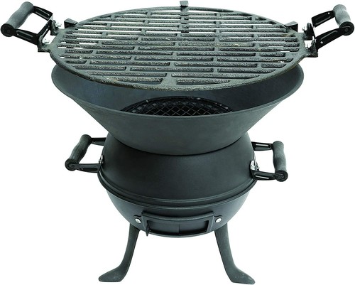 Garden cast iron portable fire - cast,
