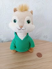 Alvin And The Chipmunk Small TY Theodore 6" Chipmunks Plush Beanie Toy 2010 S5