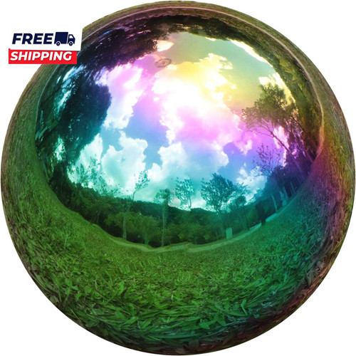 Rainbow gazing globe mirror - rainbow,