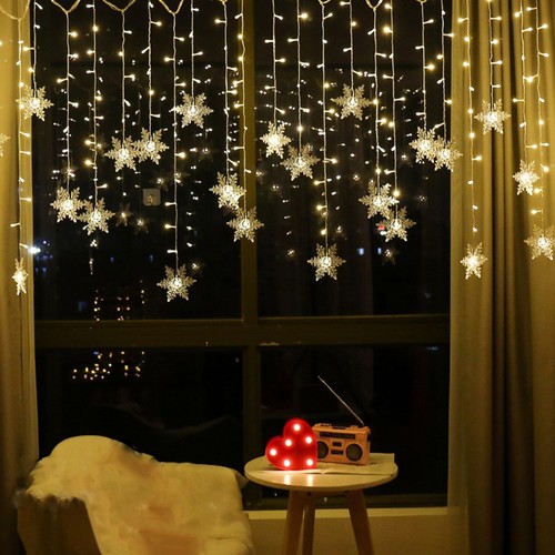 Led snowflake fairy - led, string