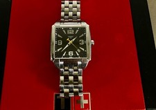 TISSOT MENS 'QUADRATO' QUARTZ TANK WATCH FREE SHIP IN USA