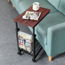 Over Bed Table w/ Wheel Aid Hospital Chair Adjustable Height Laptop Tray Trolley