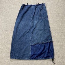 Vintage Denim Maxi Skirt