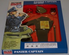 vintage action man 40th anniversary german panzer captain card boxed