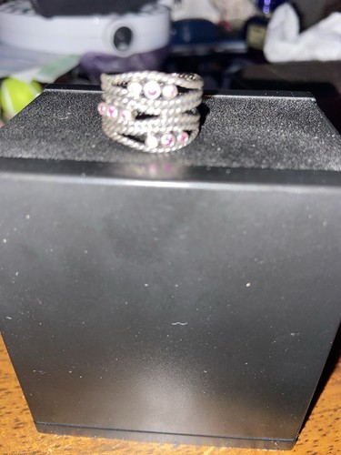 Pandora silver rope ring - pandora,