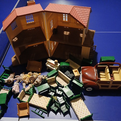 Sylvanian families house - families, car