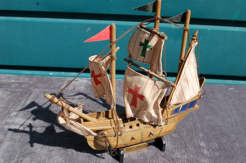 Collectable wooden model ship
