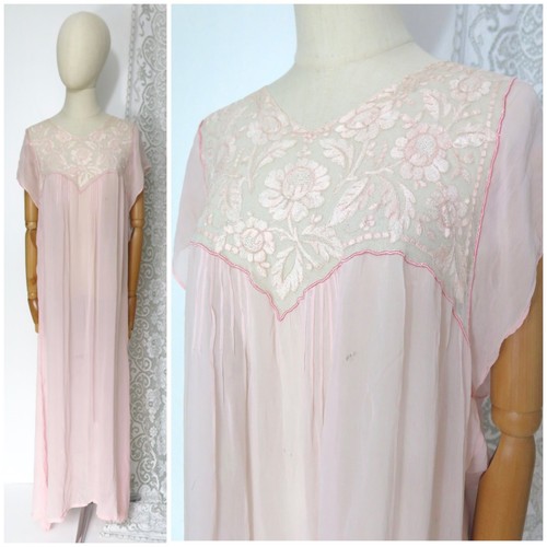 Antique 1920s 1930s deco pink - 1920s,