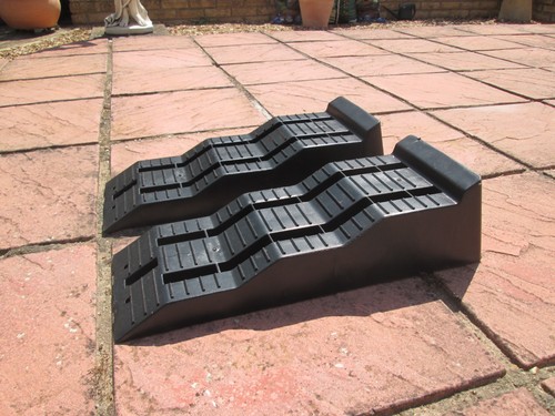 Camper leveling ramps - camper,