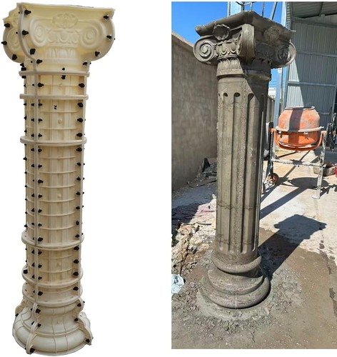 Roman column concrete mold - roman,