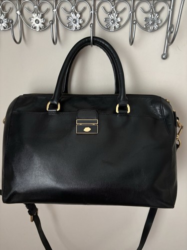 Lulu guinness black leather - guinness,