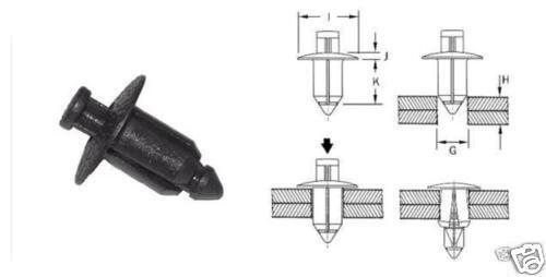 Fairing clip 6mm - fairing,