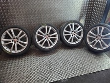 JAGUAR XF X250 SET OF 4 20" SENTA ALLOY WHEELS WITH TYRES 6W83-1007-ED
