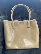 LK BENNETT  TAN PATENT LEATHER