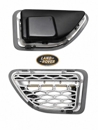 Silver grey side vents - side, for