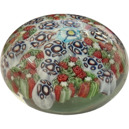 Millefiori glass paperweight - glass,