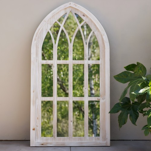 Primrose gothic window - gothic, garden