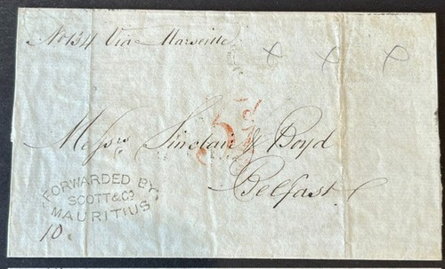 Mauritius 1863 stampless - mauritius, 1863,