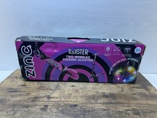 Zinc Twister Inline 2 Wheel Scooter - Pink & Purple -